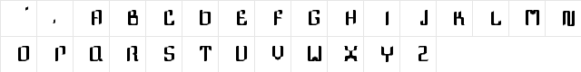 NALA Regular  glyph index