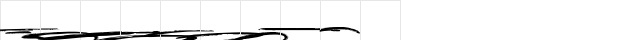 Better Jack Swash Regular  glyph index