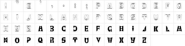 LoopDeLoop Medium  glyph index
