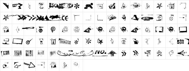HotPlate LT Std Bats Regular  glyph index
