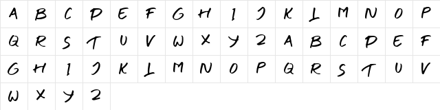 THE CROWN Regular  glyph index