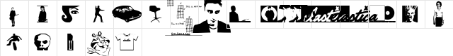 keysmoney&fagsbats Regular  glyph index
