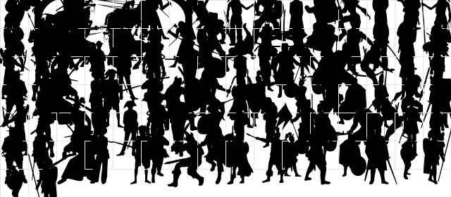 Time Warriors Regular  glyph index