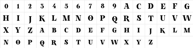 Poker In October Demo  glyph index