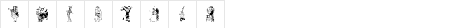 WonderfulWizardofOz.com Regular  glyph index
