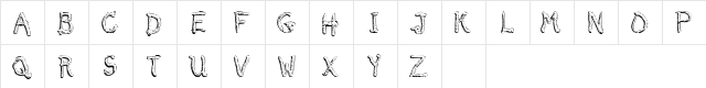 Smelted Demo Regular  glyph index
