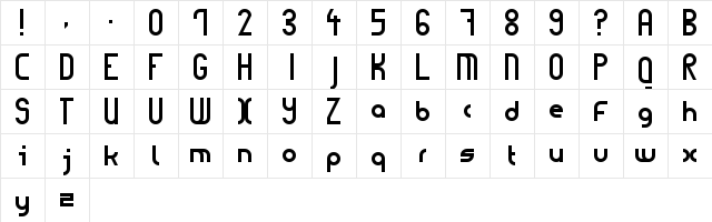 WLM Future Round Regular  glyph index