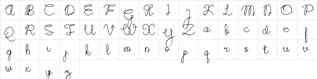 Creative Sense Regular  glyph index