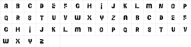 MARIA BONITA Regular  glyph index