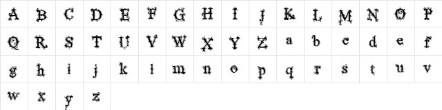 VTKS Black Label Normal Filete Regular  glyph index