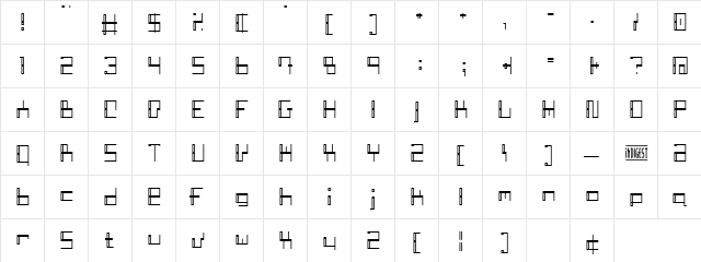 Stat Normal  glyph index