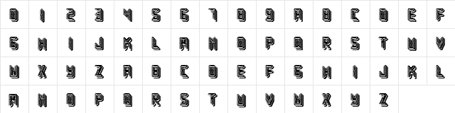 Universal Serial Bus Regular  glyph index