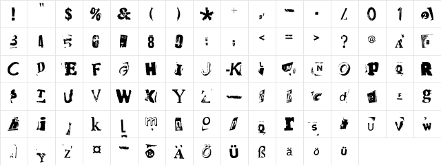 HotPlate LT Std 3 Regular  glyph index