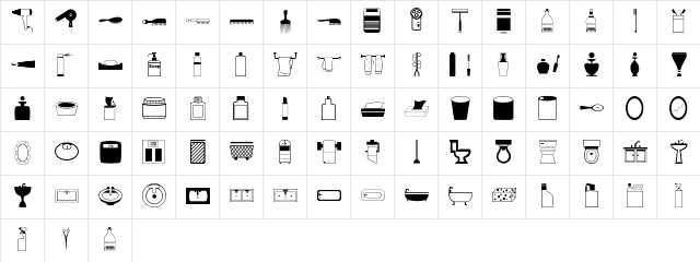 Hygiene Regular  glyph index