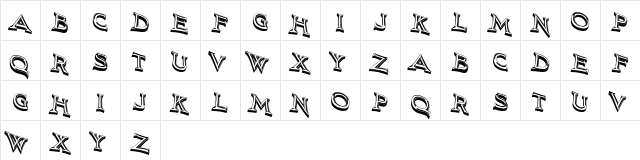 Novgorod Regular  glyph index