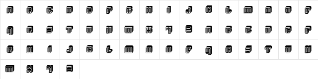 Kings Extravagant Regular  glyph index