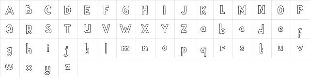 School Holic 1 School Holic 1  glyph index