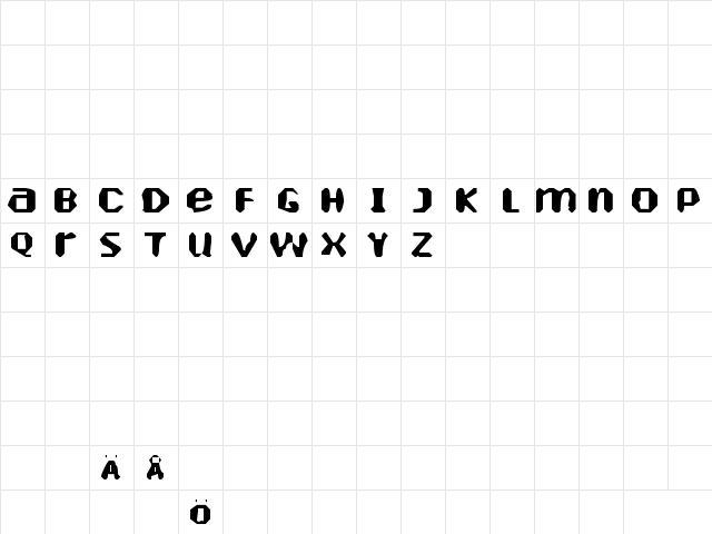 Heartely Fontely Regular  glyph index