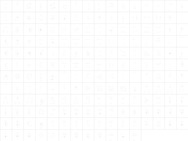 QuicksansAccurateICG Regular  glyph index