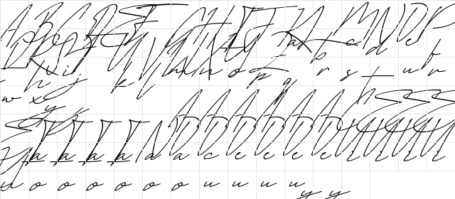 Specials Demo Regular  glyph index