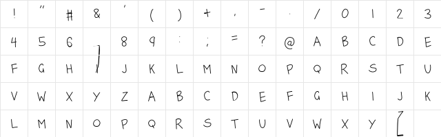 for sara Medium  glyph index