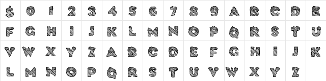 IceCold Regular  glyph index