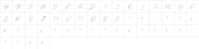 Breakloft Free Regular  glyph index