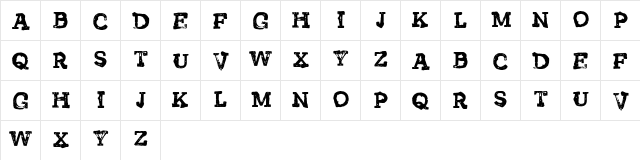 Vtks Sportage Regular  glyph index