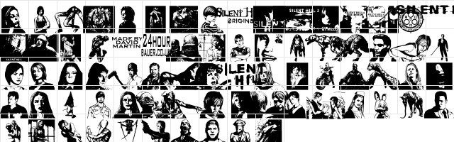 Silent Hill Nightmares Regular  glyph index