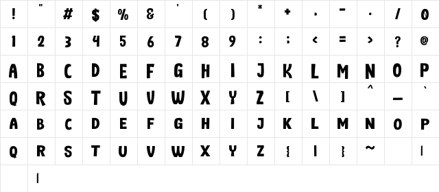 MoGa ReZeKi DuA ReZeKi-DuA  glyph index