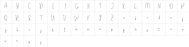 Himeka Regular  glyph index