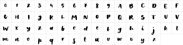 These Days Solid Sample Regular  glyph index