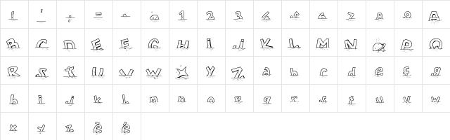 PWWORLDSEND2112 Medium  glyph index