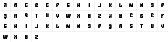 Observation Regular  glyph index