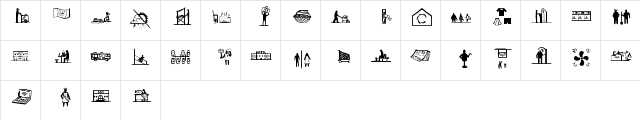 Feira da Sulanca Regular  glyph index