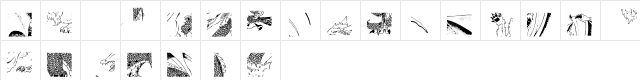Puzzler2 Regular  glyph index