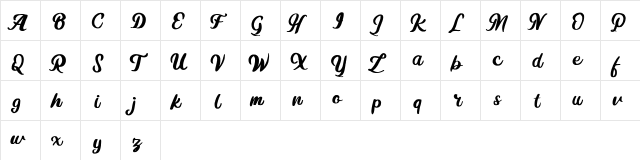 Mugle FREE Regular  glyph index