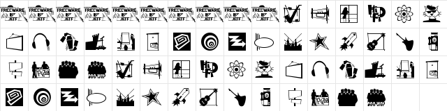 Lounge Lizards #2 JL Regular  glyph index