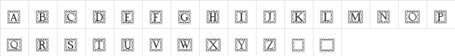 Drop CapsInline  glyph index