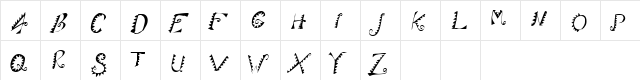 Alligator Puree Regular  glyph index