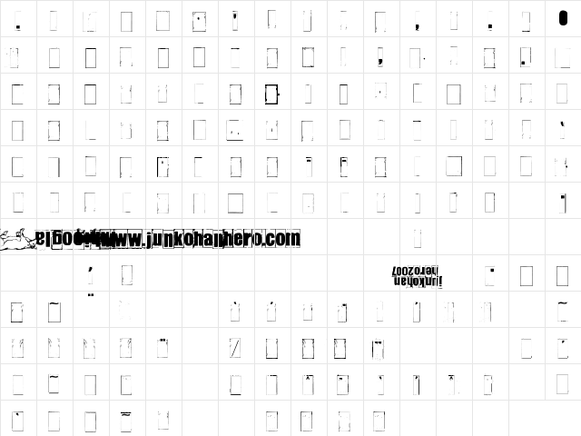 IKHIOOGLAwithout Regular  glyph index