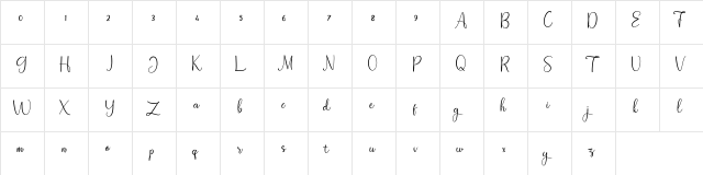 Homegarden_Demo Regular  glyph index