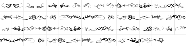 Wind of Change Regular  glyph index