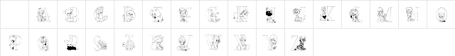 AnimAlpha Regular  glyph index