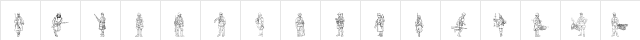 WW1  A Regular  glyph index