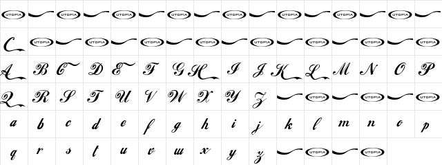 LokiCola Regular  glyph index