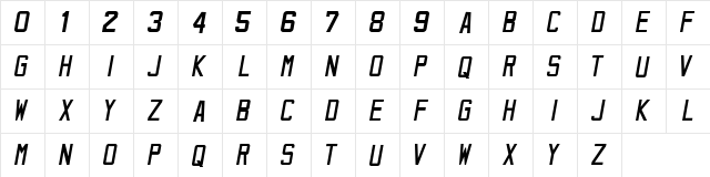 NFL Patriots Throwback Regular  glyph index