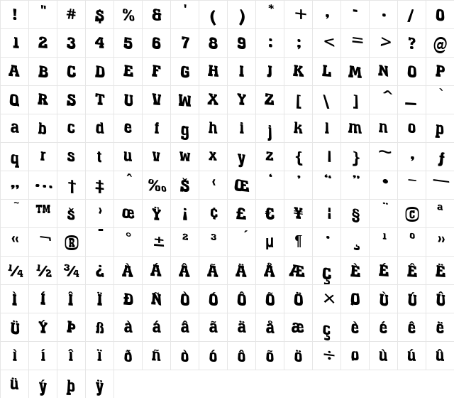 a_Kena3Drot Medium  glyph index