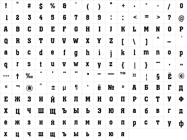 a_AssuanNr Medium  glyph index