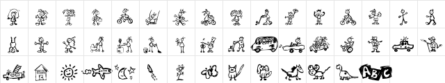 KR Through Their Eyes Regular  glyph index